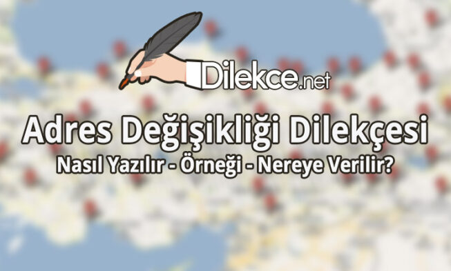 Adres Değişikliği Dilekçesi img