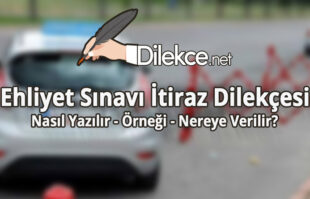 Ehliyet Sınavı İtiraz Dilekçesi img