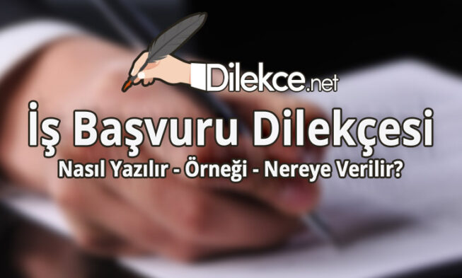 İş Başvuru Dilekçesi img