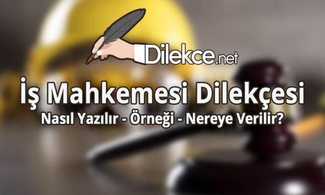 İş Mahkemesi Dilekçesi img