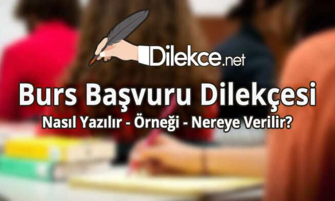 Burs Başvuru Dilekçesi img