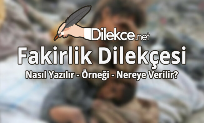 Fakirlik Dilekçesi img