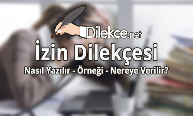 İzin Dilekçesi img