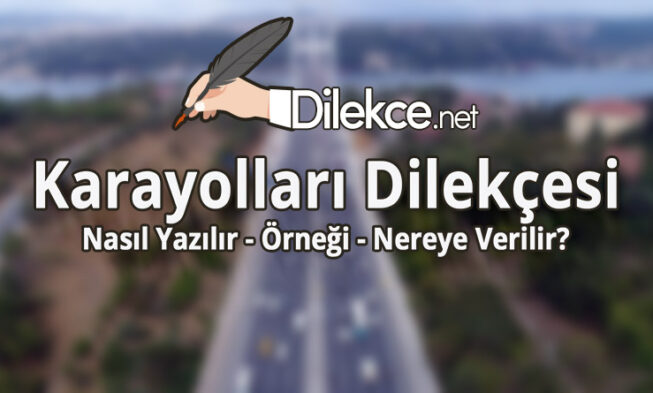 Karayolları Dilekçesi img
