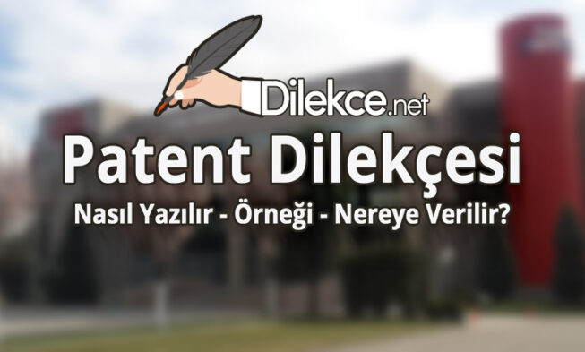 Patent Dilekçesi img