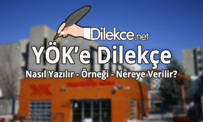 YÖK’e Dilekçe img