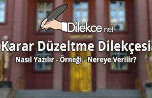 Karar Düzeltme Dilekçesi img