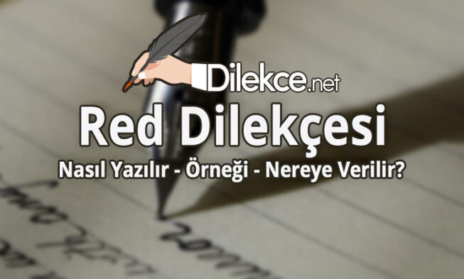 Red Dilekçesi img