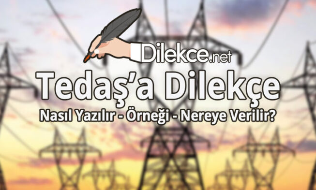 Tedaş’a Dilekçe img