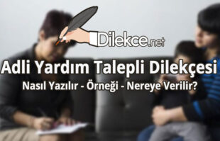 Adli Yardım Talepli Dilekçe img