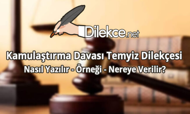 Kamulaştırma Davası Temyiz Dilekçesi img
