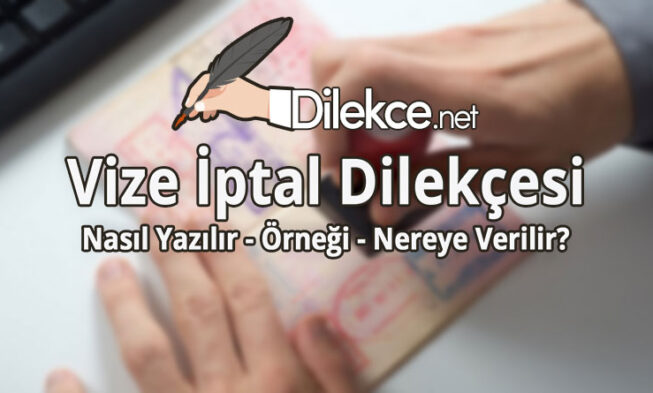 Vize İptal Dilekçesi img
