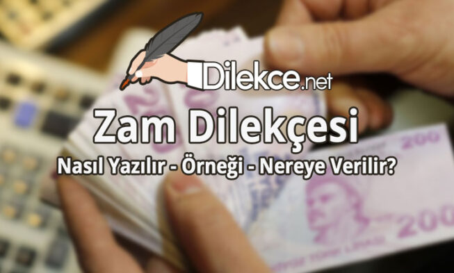 Zam Dilekçesi img
