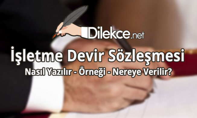 İşletme Devir Sözleşmesi img