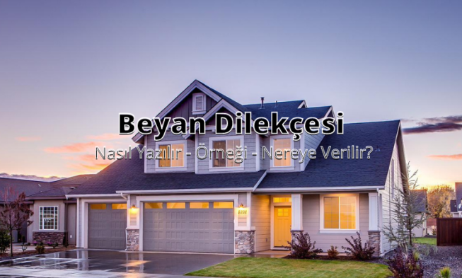 Beyan Dilekçesi img