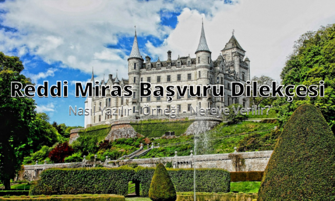 Reddi Miras Başvuru Dilekçesi img