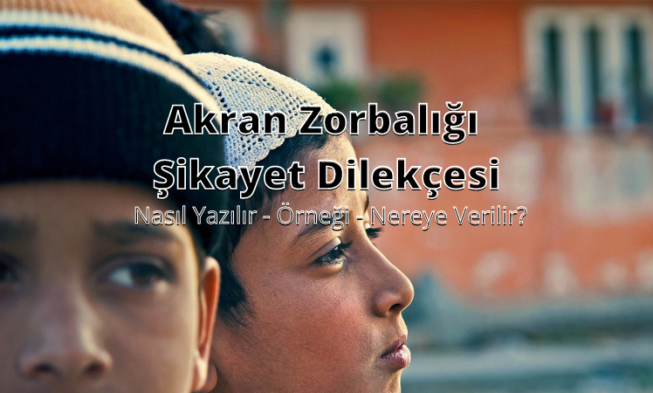 Akran Zorbalığı Şikayet Dilekçesi img