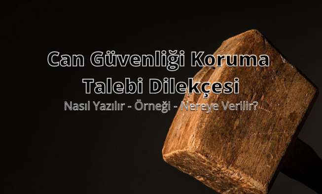 Can Güvenliği Koruma Talebi Dilekçesi img