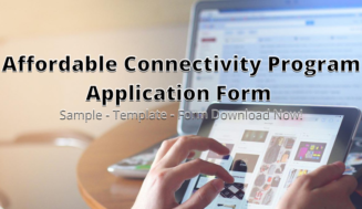 Affordable Connectivity Program Application Form ⏬ð