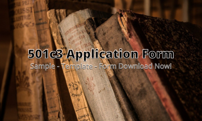 501c3 Application Form ⏬👇 img