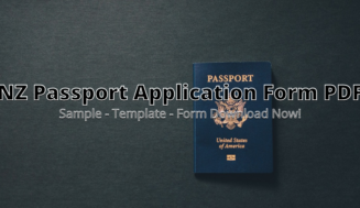NZ Passport Application Form PDF ⏬ð