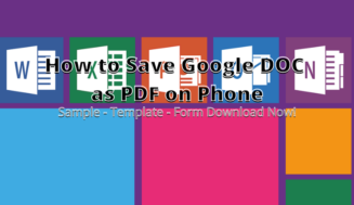 How to Save Google DOC as PDF on Phone ⏬ð