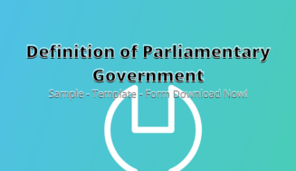 Definition of Parliamentary Government ⏬ð